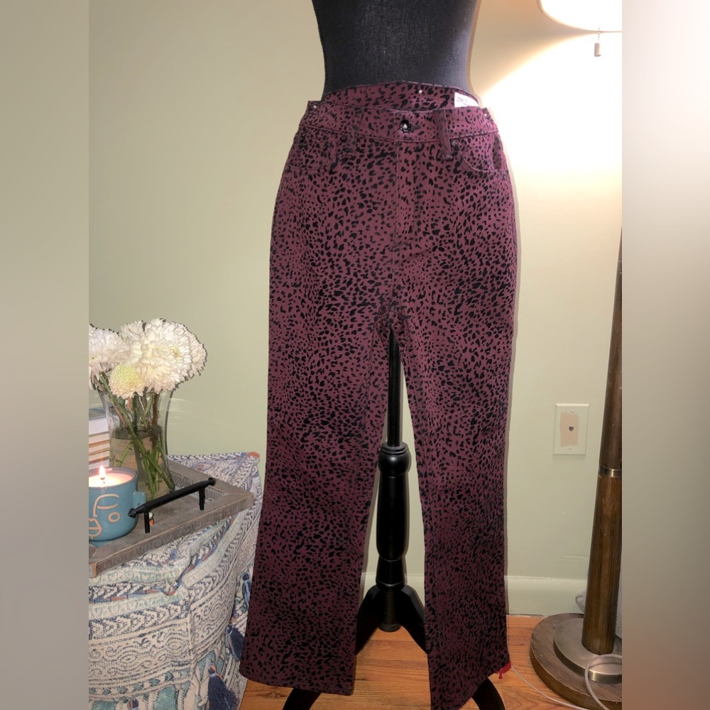 Rag & Bone Hana Cheetah Print Jeans